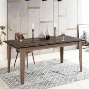 Hanah Home Trpezarijski sto Lorenz 180x76,8x90cm Orah