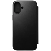 Nomad Modern Leather Folio, black - iPhone 16 Plus (NM01682585)