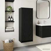 Umivaonik s policom za zid Crni hrast 35 x 20 x 81 cm