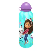 KIDS LICENSING OTROŠKA LICENCIRANA 500 ML STEKLENIČKA ZA OTROKE GABBYS HIŠICA ZA LUTKE TURKIZNA