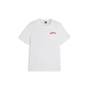 Tommy Jeans Majica rdeča/bela