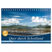 Quer durch Schottland (Tischkalender 2026 DIN A5 quer), CALVENDO Monatskalender
