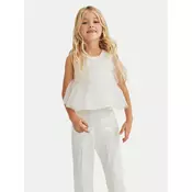 Abel & Lula Komplet zgornjega dela in hlač 5235 Bela Slim Fit