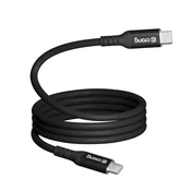 shumee Crong Soft Link - 100W PD 5A USB-C na USB-C kabel 200 cm (črn)