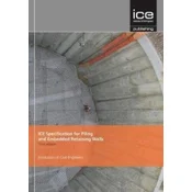 ICE Specification for Piling and Embedded Retaining Walls, Third edition