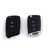 888 CAR ACCESSORIES Silikonska navlaka za ključeve crna Volkswagen