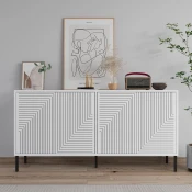 Hanah Home Konzolni sto Evolet, 150x75x36 cm, Beli
