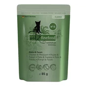 CATZ FINEFOOD vrečka varčno pakiranje 16 x 85 g - Piščanec & fazan