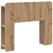 Vidaxl Posteljna glava Obrtni Hrast 119,5 x 18,5 x 80 cm