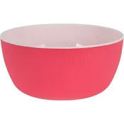 Excellent Houseware Plastična skleda, premer 24 cm, rdeča