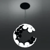Artemide Scopas LED viseča svetilka, združljiva z aplikacijo - Dnevna soba/jedilnica - Sodobni - bela, črna - Plastika