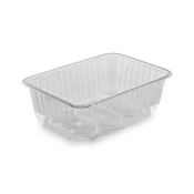 Pladenj (PP) kvadraten prozoren 186 x 133 mm 1000 ml [50 kos]