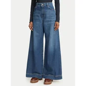 Weekend Max Mara Jeans hlače Ciro 2625186032 Mornarsko modra Wide Leg
