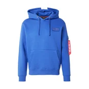 ALPHA INDUSTRIES Majica Red Stripe kraljevo modra/bela