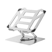 Wozinsky WDCX-X19-AB HardStand vrtljivo stojalo za prenosnik/tablico – srebrno