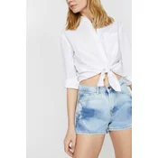 Koton Womens Mixed Normal Waist Jean Shorts with Pocket Detail
