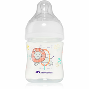 Bebeconfort Emotion White steklenička za dojenčke Lion 0-6 m 150 ml