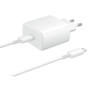 Samsung Polnilec Samsung 45W TA845 z kablom, 1x Type-C, bel, bulk