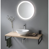 AQUALINE SAPHO VEGA deska za umivalnik 145x45cm, platinasti hrast