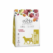 4VETS AIR DRIED NATURAL VETERINARY EXCLUSIVE URINARY NON-STRUVITE 1kg suha hrana za mačke z boleznimi sečil