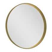 SAPHO Eleganten NOTION krožni kopalniški ogledalo v mat zlati barvi o70cm
