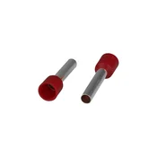 slomart PLASTROL izolirana tulka 1x6mm2, dolžina 26mm, rdeča, 50 kosov