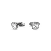 Swarovski moški kovinski manšetni gumbi s Swarovski kristalom UNA