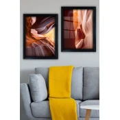 WALLXPERT Dekorativna slika u okviru (2 komada) SYC7436502315367
