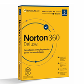 NORTON NORTON 360 Deluxe Anti-Virus 5 naprav 1 leto, (21741108)