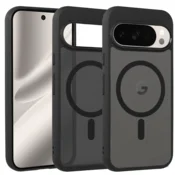 Onasi Silikonski ovitek MagSafe za Pixel 10 Pro XL - prozorno črn