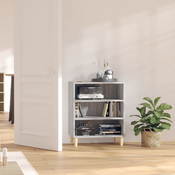 vidaXL Komoda siva sonoma 57x35x70 cm iverna plošča