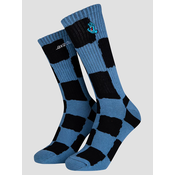 Santa Cruz Screaming Mini Hand Nogavice dusty blue check