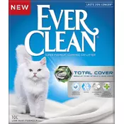 Ever Clean Total Cover posip za mačje stranišče 10 L