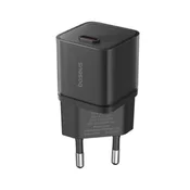 Stenski 20W polnilec Baseus GaN5S USB-C - black