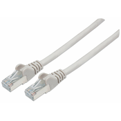 Network Patch Cable - Cat6 - 1m - Grey - Copper - S/FTP - LSOH / LSZH - PVC - RJ45 - Gold Plated Contacts - Snagless - Booted - Lifetime Warranty - Polybag - 1 m - Cat6 - S/FTP (S-STP) - RJ-45 - RJ-45