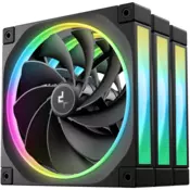 DeepCool FL14R Kucište racunala Ventilator 14 cm Crno 3 kom