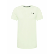 UA Seamless Radial SS Shirt, Phosphor Green/Black - L