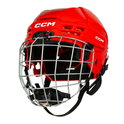 Hokejska čelada CCM Tacks 70 Combo Red Junior
