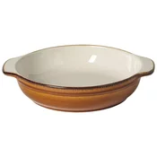 Costa Nova Krožnik za juho/testenine z ročaji Poterie 830 ml, kremno-karamelne barve (6 kos)