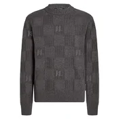 Karl Lagerfeld Pulover temno siva