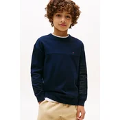 Tommy Hilfiger Bluza Essential KB0KB09846 Mornarsko modra Regular Fit