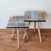 HANAH HOME Set 2 stočića 2Shp59 Multicolor