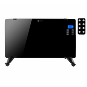 Malatec LCD električni konvektorski grelec 2000W črn + daljinski upravljalnik
