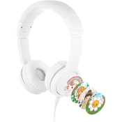 Djecje slušalice s mikrofonom BuddyPhones - Explore+, bijele