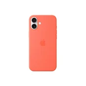 iPhone 16 Plus Silicone Case sa MagSafe-om – Tangerine