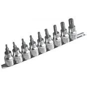 Nasadni ključi 1/2 torx T20-T60 9 kosov 02348