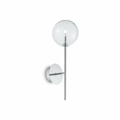 Ideal Lux - LED Stenska svetilka EQUINOXE 1xG4/2W/230V krom/prozorna