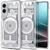 Spigen Ovitek za Samsung Galaxy S25 Edge Ultra Hybrid Mag Print z MagSafe - bel