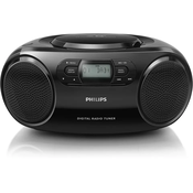 Radiokazetofon Philips - AZB500, crni