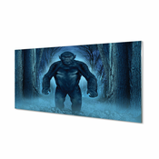 tulup.si Zidna obloga za kuhinju Gorilla gozdna drevesa 140x70 cm